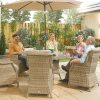 Oyster 6 Seat Dining Set with 1.4m Round Table