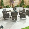 Amelia 6 Seat Dining Set - 1.3m Round Table showing the set