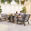 Vogue Corner Dining Set with Rising Table and Lounge Chair
